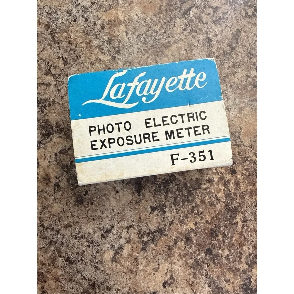 Vintage Lafayette F-351 Photo Electric Exposure Meter, Japan,see photos-sealed